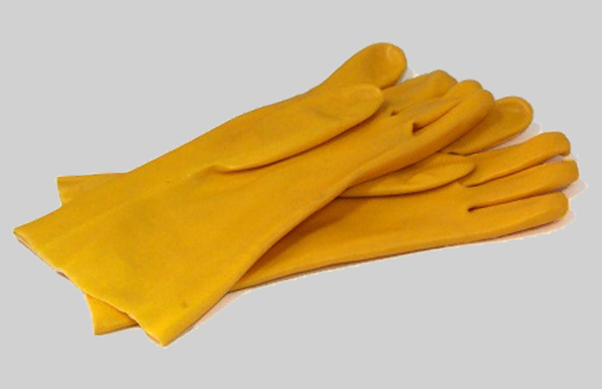 PVC Yellow Dipped Gloves
