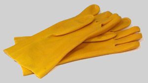 PVC Yellow Dipped Gloves
