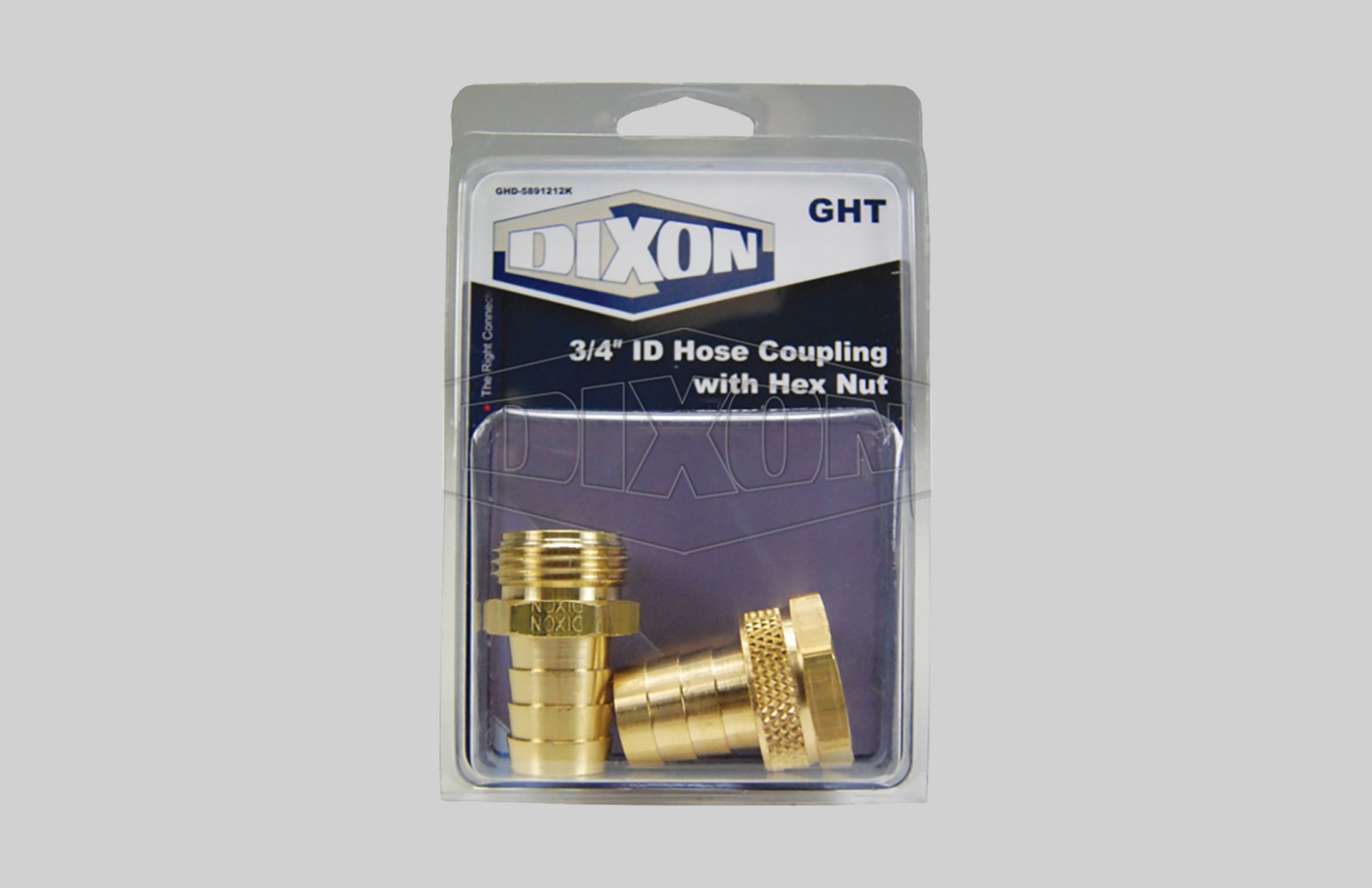 3/4" ID Hose Coupling with Hex Nut