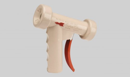 NPT Stainless Adjustable Nozzle with White Cover