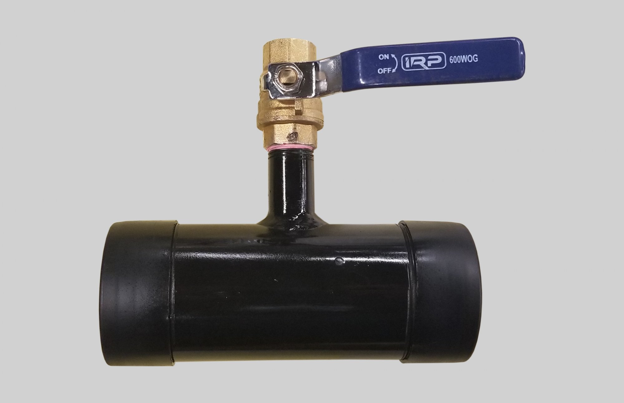 Carbon Steel Pipe Nipple with Brass Ball Valve - Blow Off