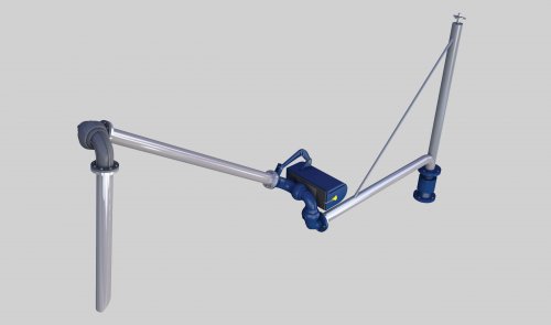 Top Load Long Reach Supported Boom